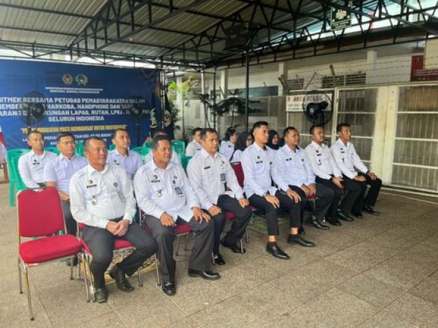 Perkuat integritas dan Profesionalisme Pegawai, Lapas Bagansiapiapi Tandatangani Komitmen Bersama. 