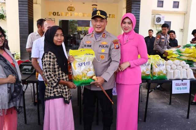 Polres Rohil Hadirkan Pangan Murah Untuk Masyarakat, Harga Lebih Terjangkau. 