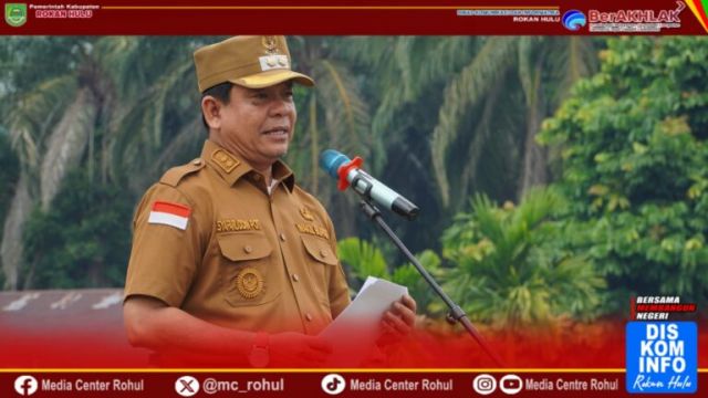 Pemkab Rohul Gelar Apel Siaga Penanganan Karhutla