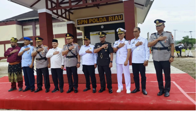 Bupati Rohil Bistamam Hadiri Upacara Pembukaan Pendidikan Bintara di SPN Polda Riau